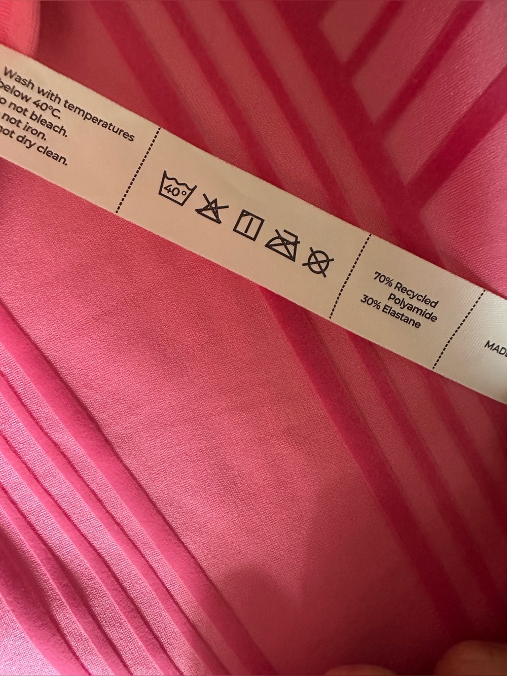Fanka Body Sculpt Resistance Leggings in Sugar Pink size Medium EUC - Picture 9 of 10